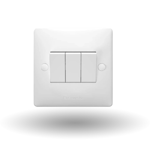 3-gang electrical switch triple circuit for home and office – Qatar