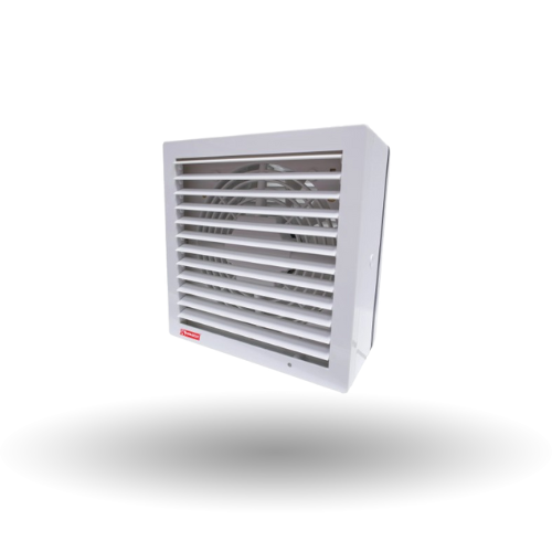 Khaleegia K-M6 6-inch square auto double shutter glass mount exhaust fan – Qatar