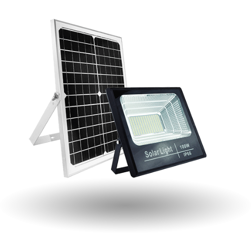 Solar flood light energy-efficient outdoor LED lighting – Qatar