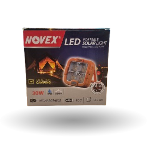 Novex 30W portable rechargeable LED camping flood light Qatar